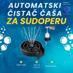 Automatski čistač čaša za sudoperu