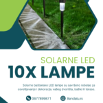 ​Solarne baštenske LED lampe