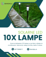 ​Solarne baštenske LED lampe